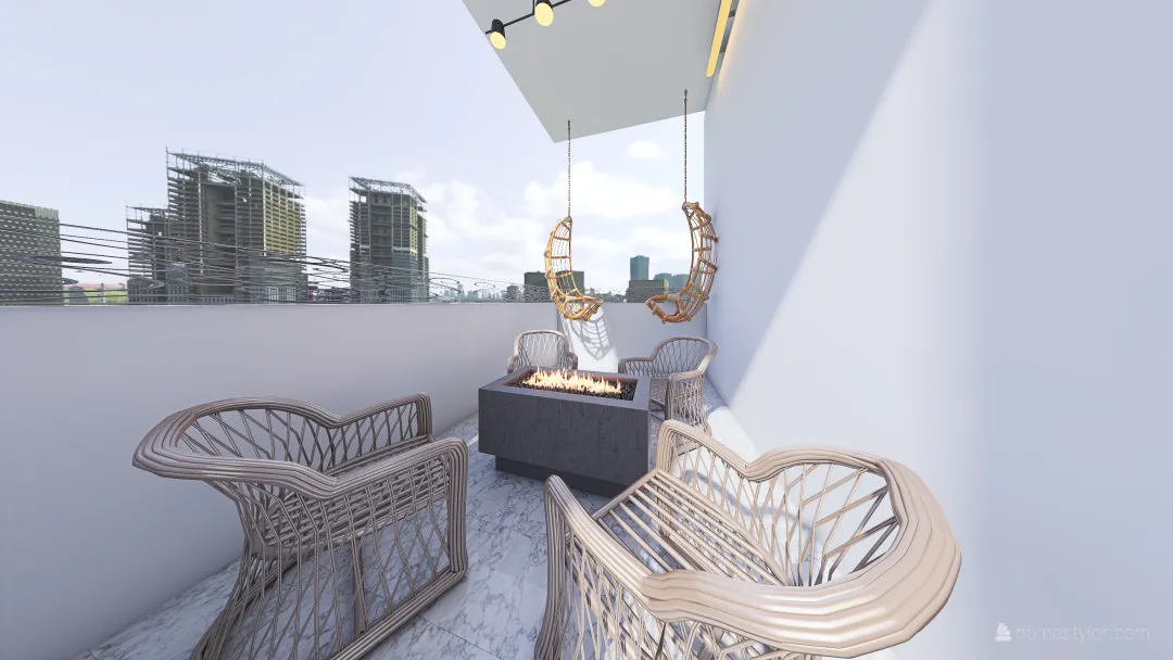 balkon 3d design renderings