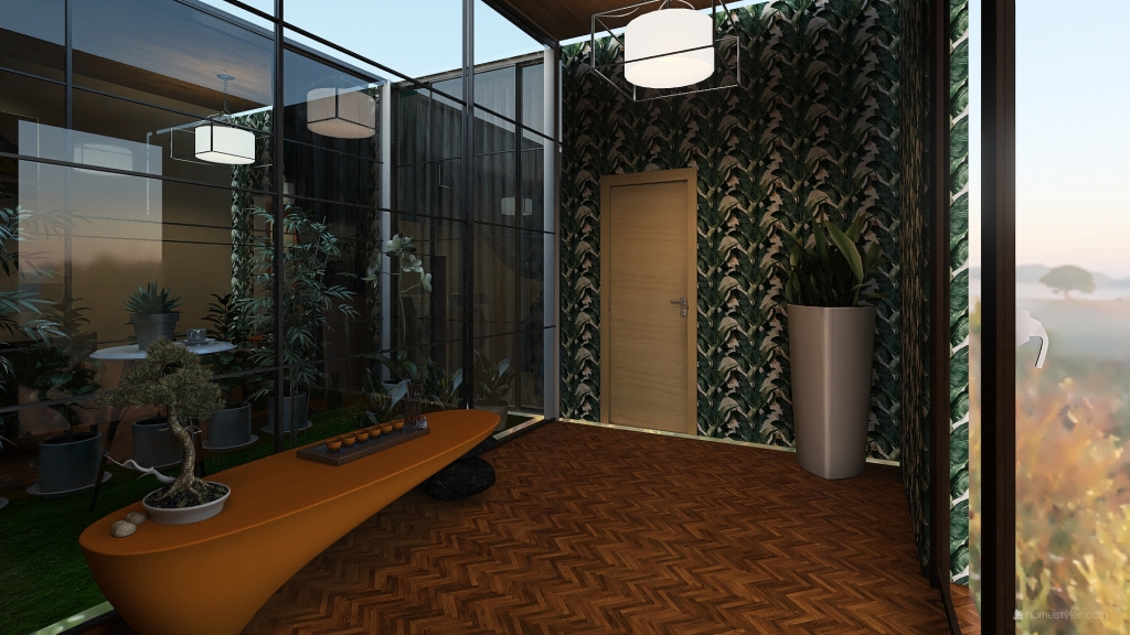 Tiny Nature floor 3d design renderings