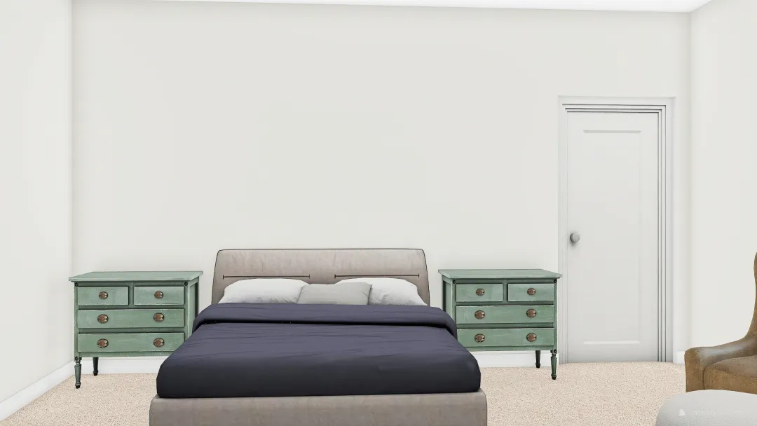Terri's Bedroom 3d design renderings