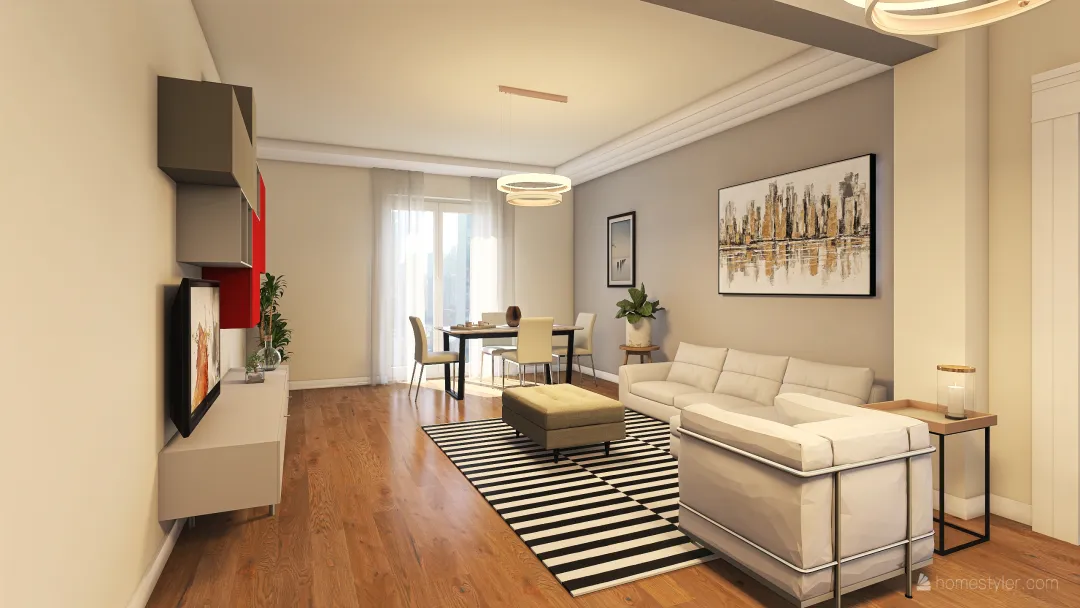 Appartamento di Martina 3d design renderings