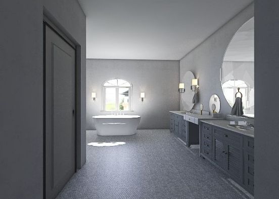 Rossman Master Bath Revised Shower Design Rendering