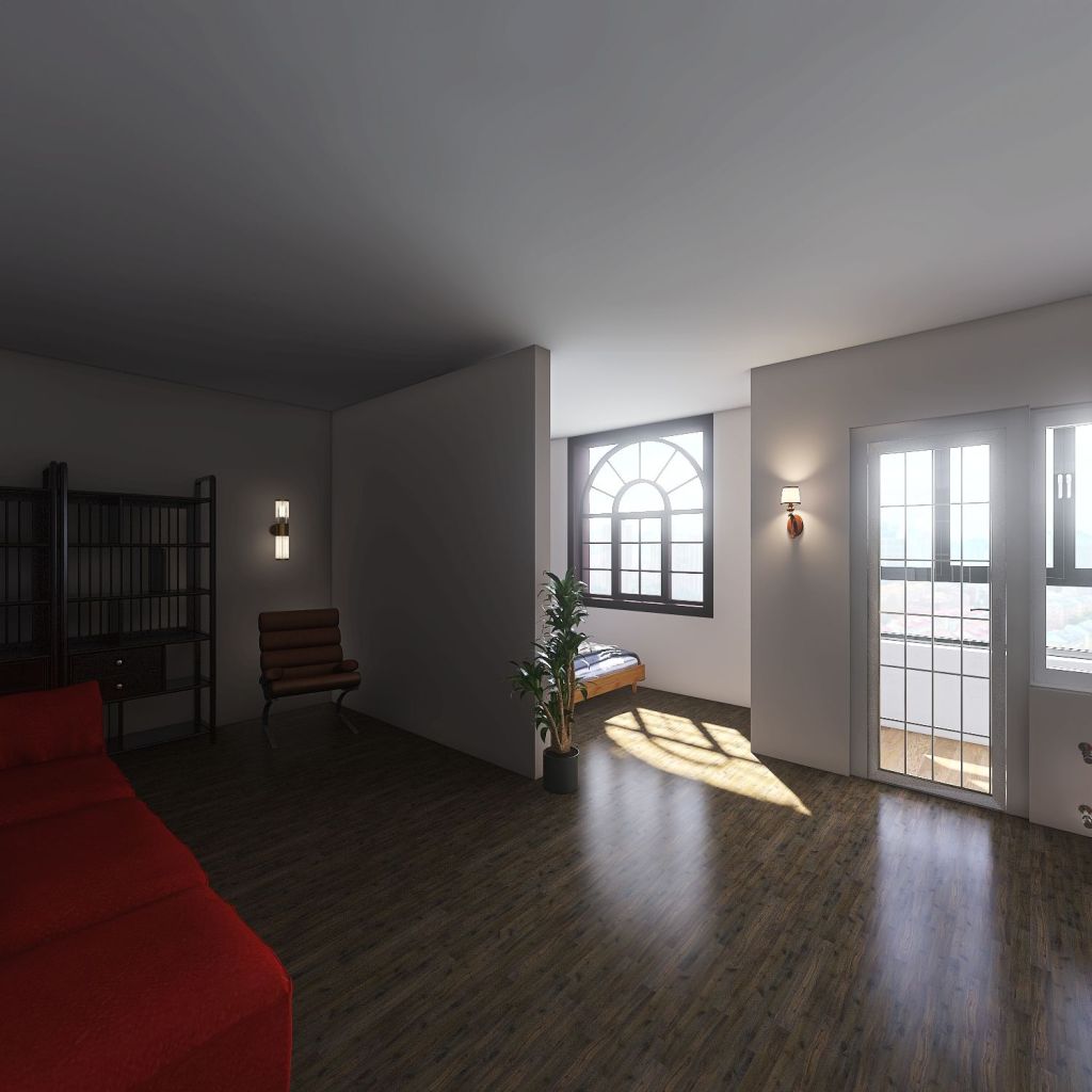 Olya apartment 3d design renderings