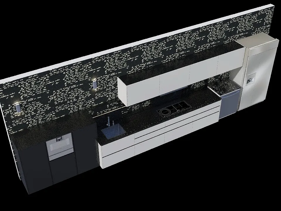 Kuhinje 3d design renderings