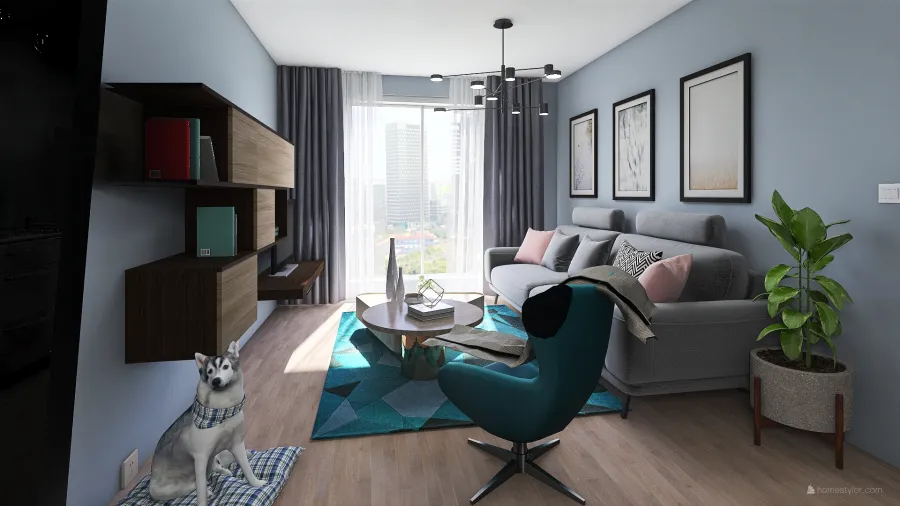 2 bedroom condo 3d design renderings