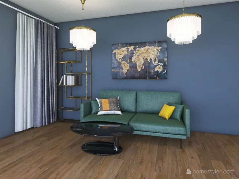 guestroom 3d design renderings