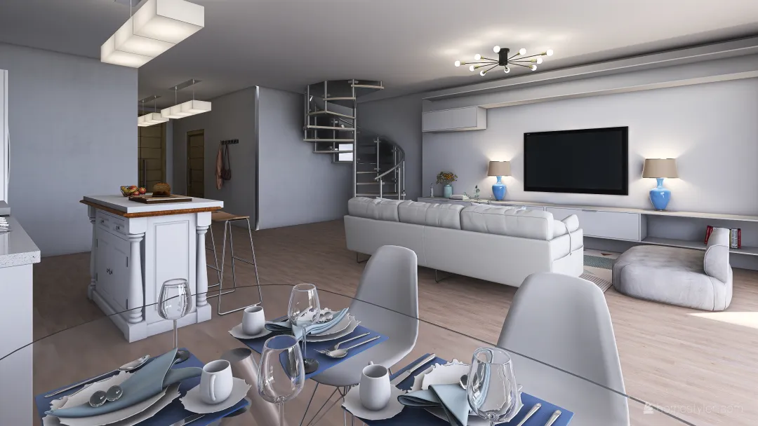 Apartment 36 3d design renderings