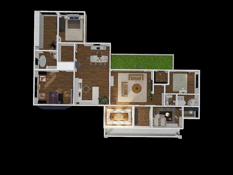 farmhouse style 1 3d design renderings