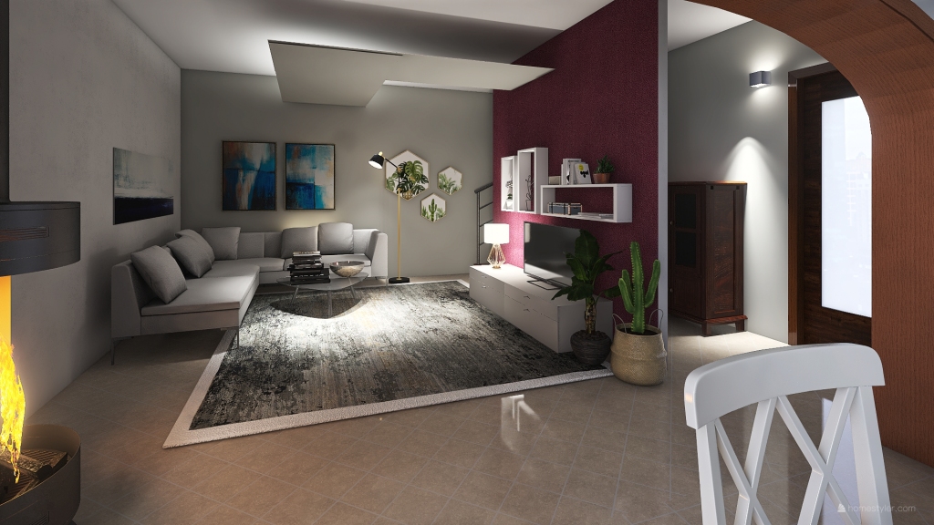 ＂Casa MARIA＂ 3d design renderings