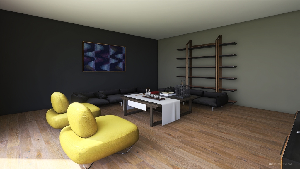 sala de espera 3d design renderings
