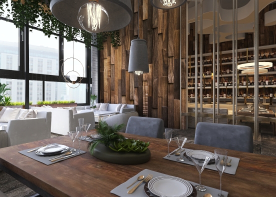 restaurant ＂Pintado＂ Design Rendering