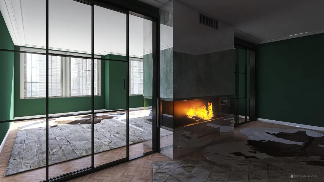 Appartement Marokko versie 2 3d design renderings