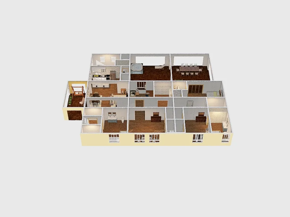Rhodora's House 3d design renderings