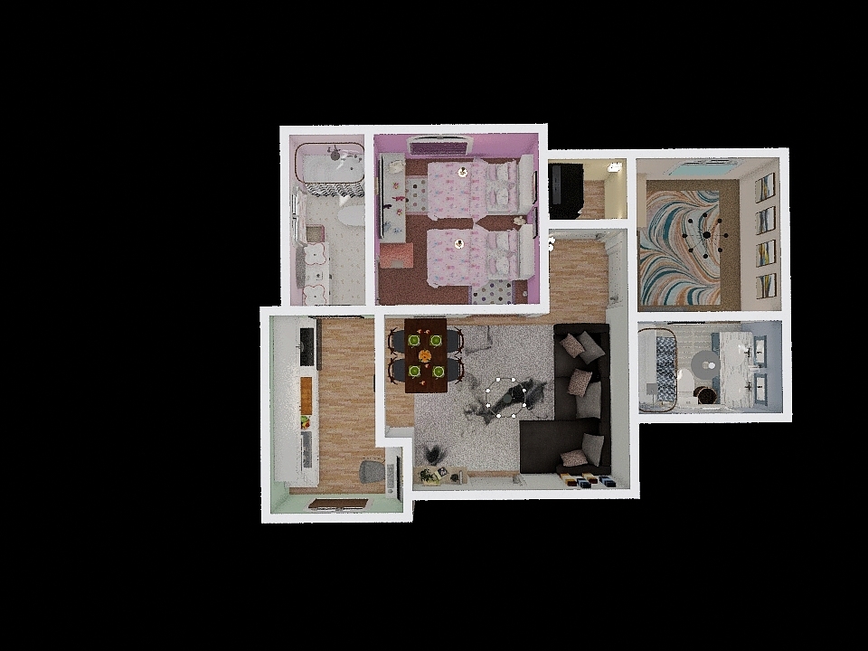 CREAM TRANCE HOUSE 3d design renderings
