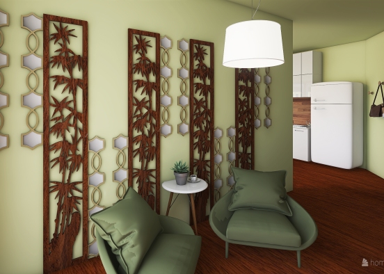 Tropical Apartment Design Rendering