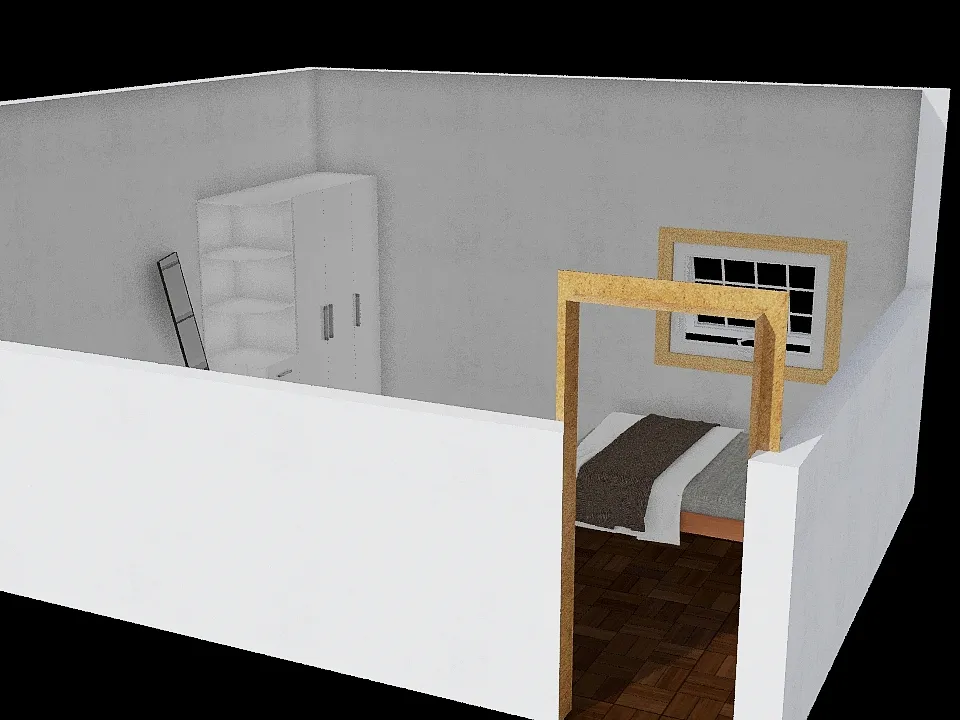 bedroom layout 3d design renderings