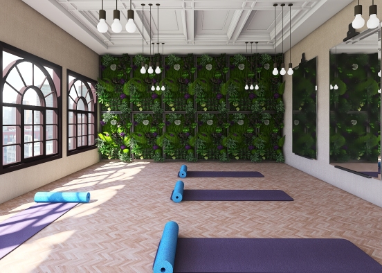 Yoga Studio Design Rendering