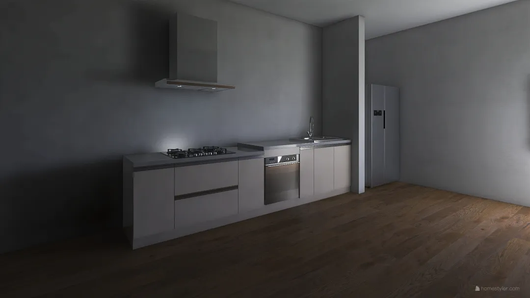 9 van wood kitchen 3d design renderings