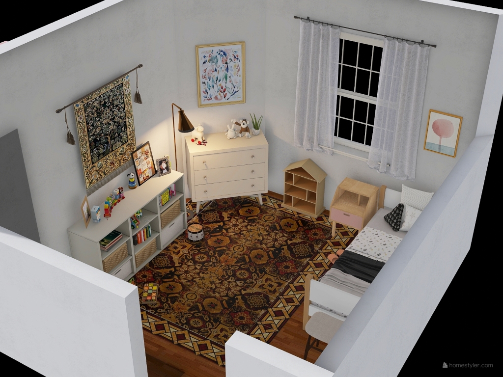 Isla's Room 3d design renderings