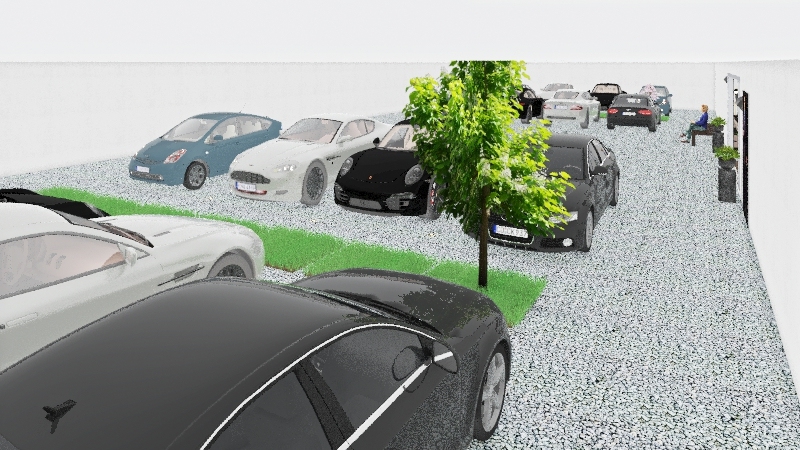 estacionamiento 3d design renderings
