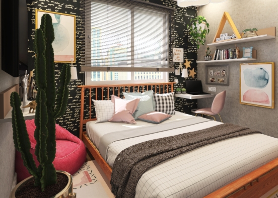 Small 1 bedroom apartment Design Rendering
