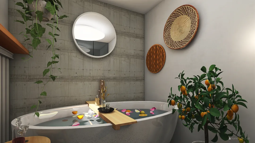 Have a bath 3d design renderings