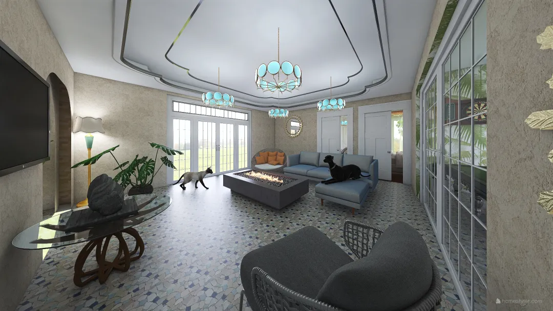 Casa de Campo 3d design renderings