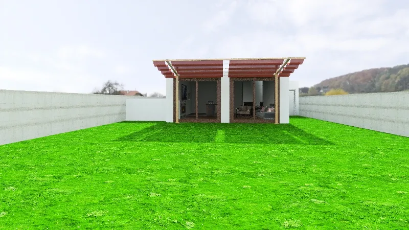 בית וחצר 3d design renderings