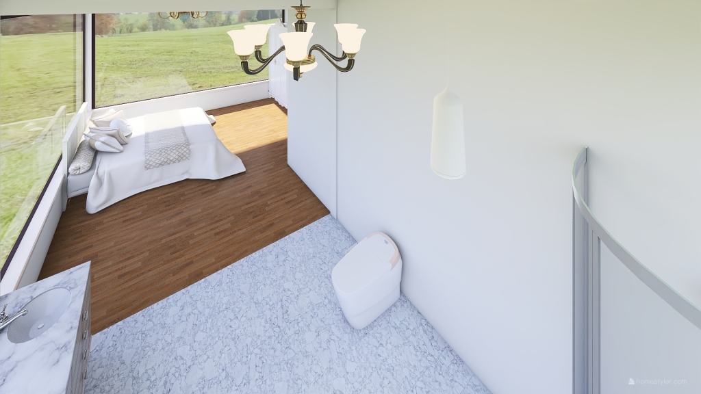 Master Bathroom(B) 3d design renderings