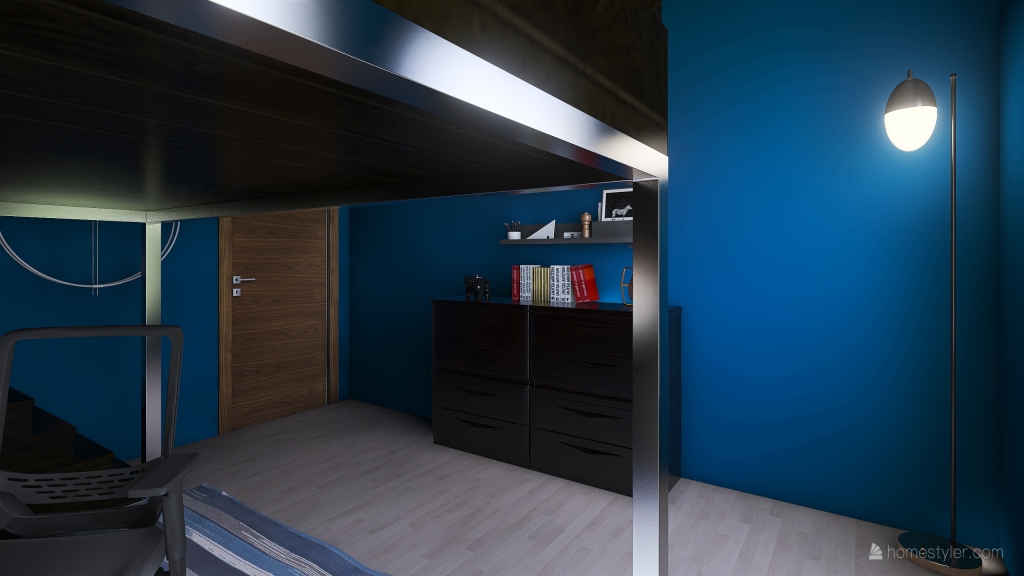 Boys Bedroom 3d design renderings