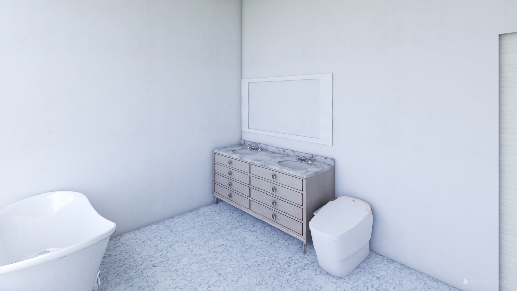 Bathroom(B) 3d design renderings