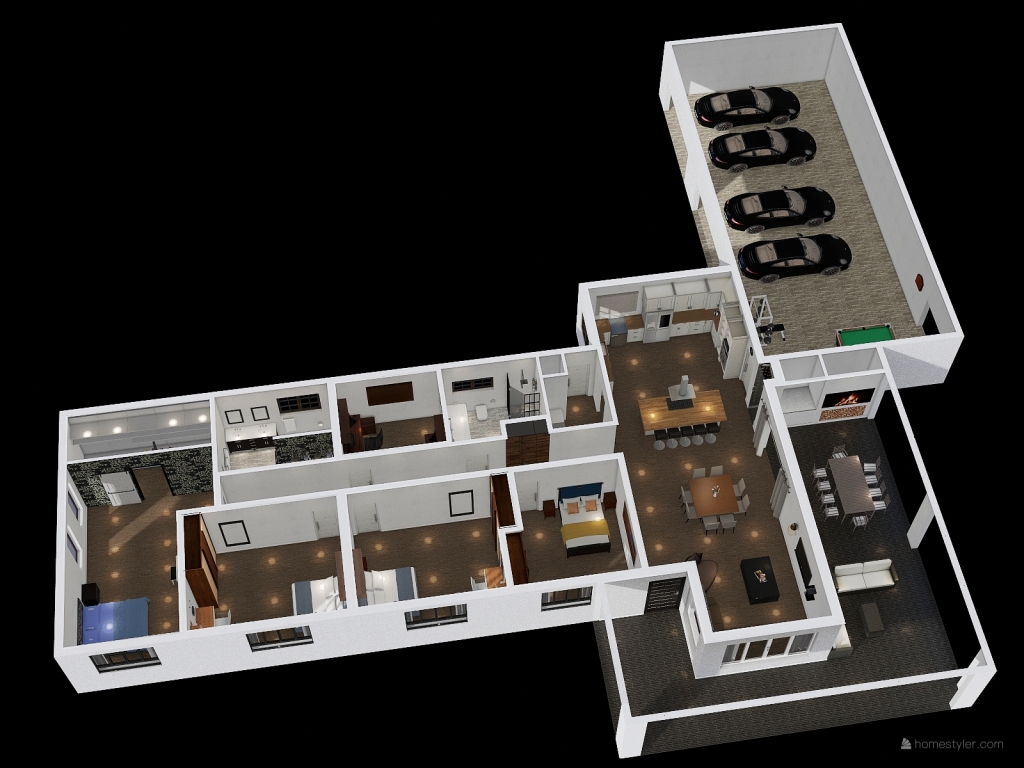 23 Glen St - House Plan 3d design renderings