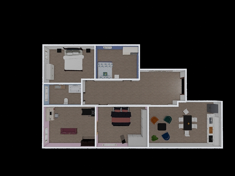 Il mio appartamento ideale 3d design renderings