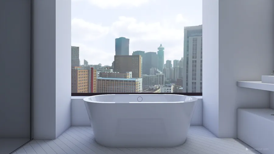 Her Bath 3d design renderings