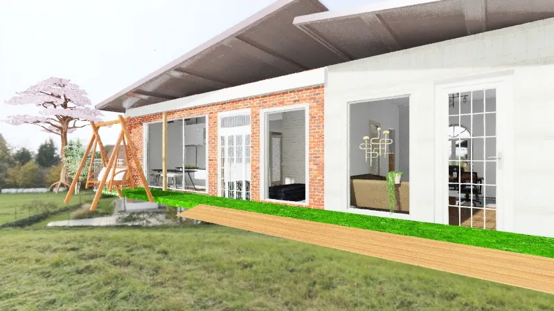 Industrial house2 3d design renderings