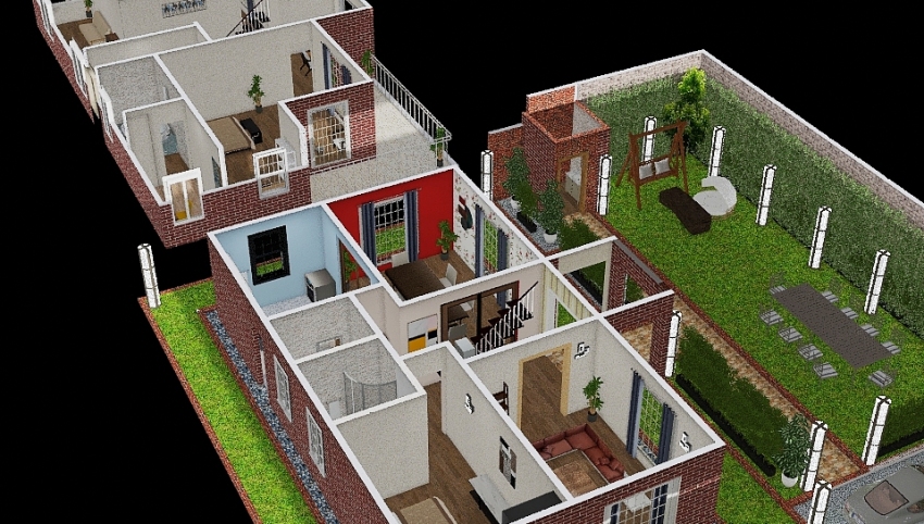 Final Design With First Floor 3d design picture 524.09
