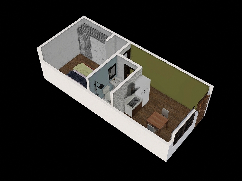 Melendez apartment 3d design renderings