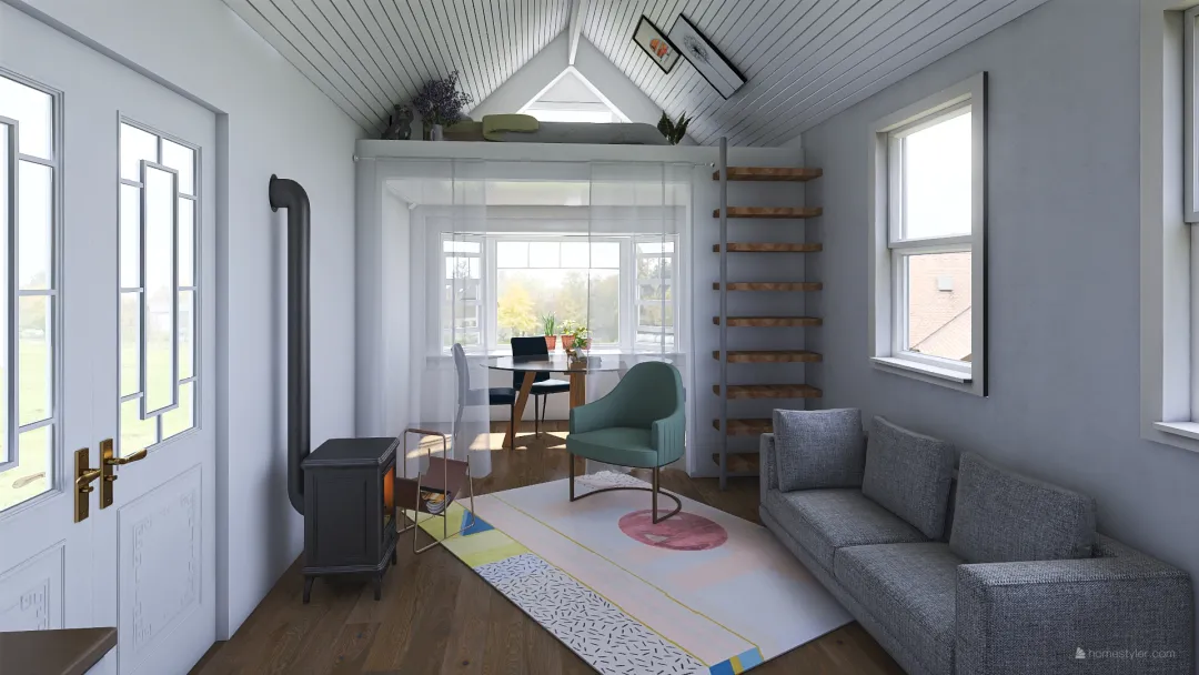 tiny house 3d design renderings