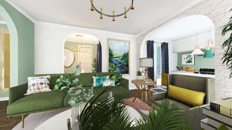 An Apartment for me and my Bestie 3d design renderings