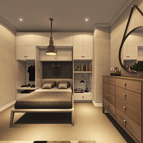 Diego's Bedroom 3d design renderings