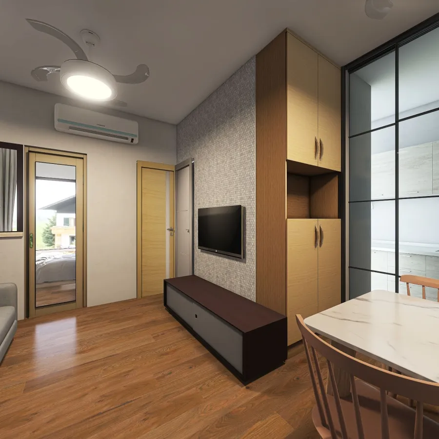 客飯廳 3d design renderings