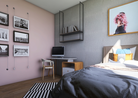 Sara´s Bedroom Design Rendering