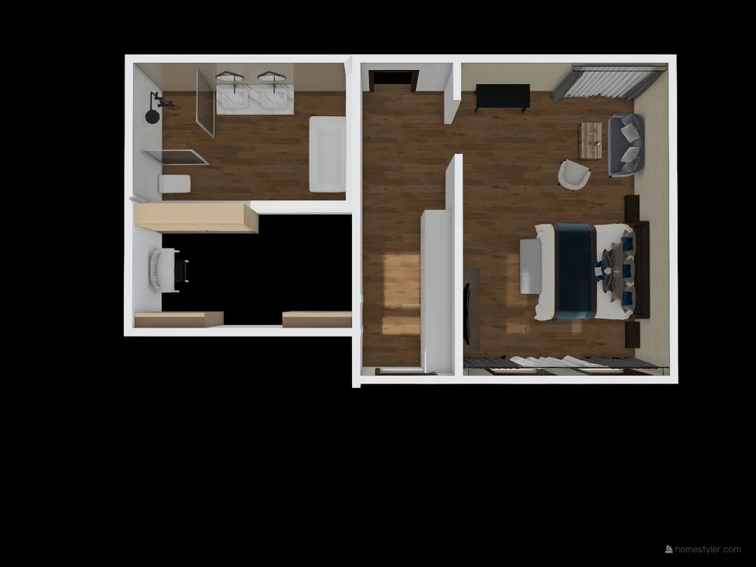 غرفه نوم 3 3d design renderings