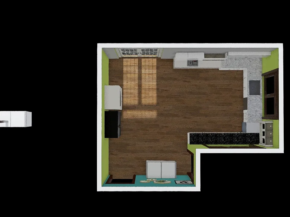 kitchen madale 3d design renderings