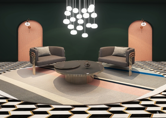 lounge set Design Rendering