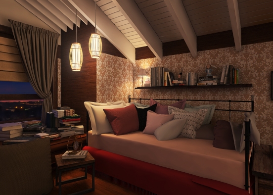 Aria's Room Design Rendering
