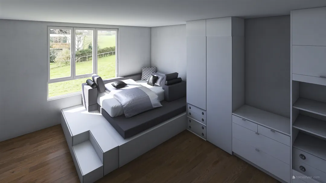 Bedroom004 3d design renderings