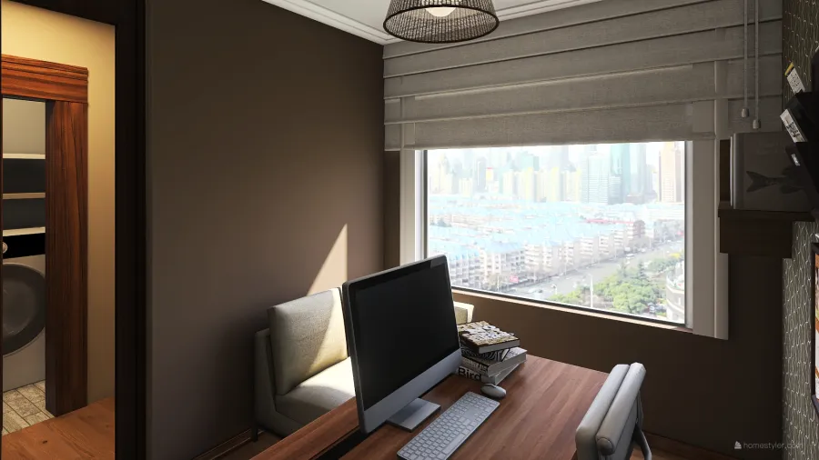 Home Office 3d design renderings