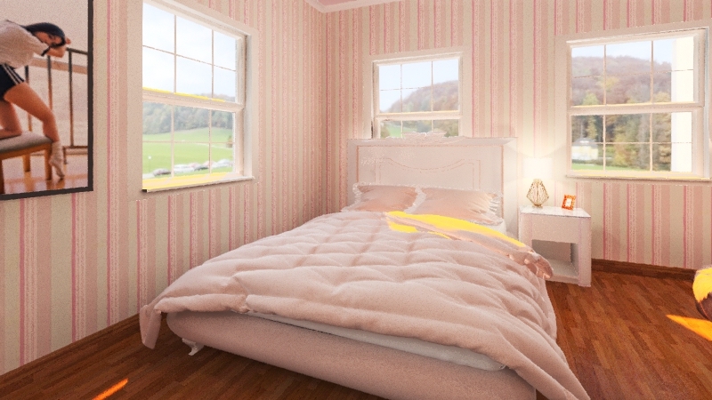 pink dreamer 3d design renderings