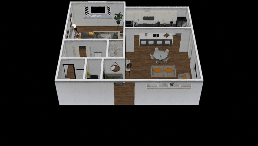 EnergyEfficient Home 3d design picture 106.78