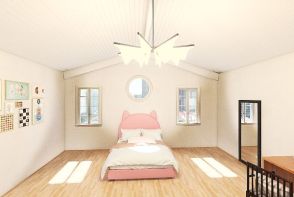 attic room Design Rendering